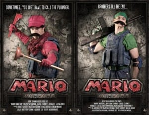 Mario und Luigi als Soldaten. Wie das wohl Nintendo gefällt? (Foto: Kickstarter.com)