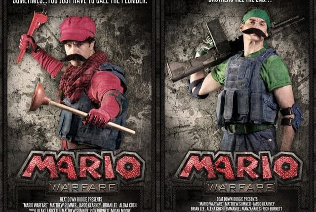 Mario und Luigi als Soldaten. Wie das wohl Nintendo gefällt? (Foto: Kickstarter.com)
