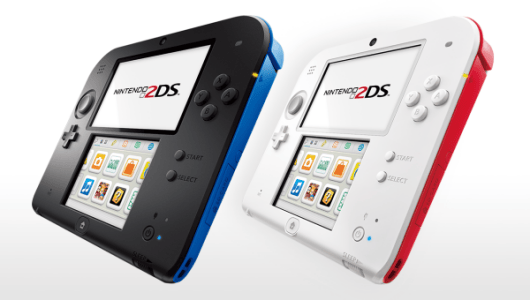 Zwei Modelle - die Basic-Version des 3DS ohne 3D. (Foto: Nintendo)