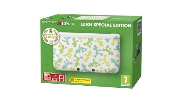 Das Luigi-Design des 3DS XL. (Foto: Nintendo)