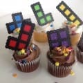 Pixel Cupcake Toppers. (Foto: JustALevel)