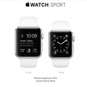 Die Watch Sport (Foto: Apple.com)