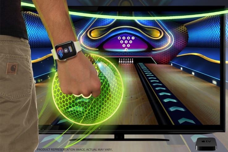 Bowling mit der Smartwatch von Apple. (Foto: Rolocule)