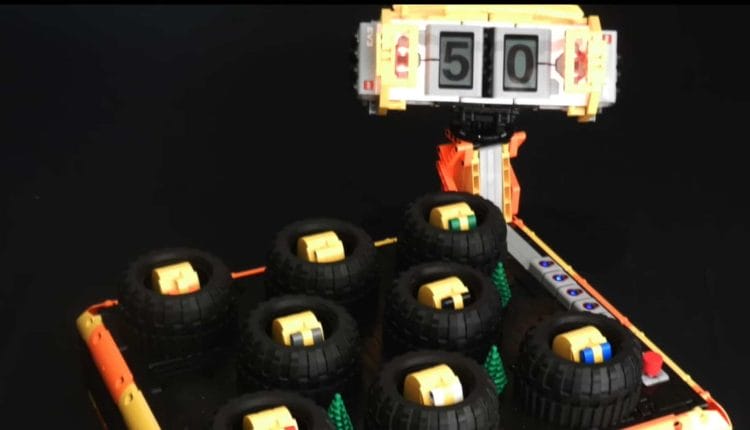 Lustiges Brettspiel mit LEGO gebaut. (Foto: Screenshot / YouTube)