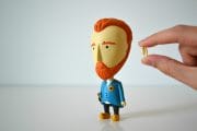 Vincent Van Gogh Actionfigur: Nehmt ihm das Ohr ab! 