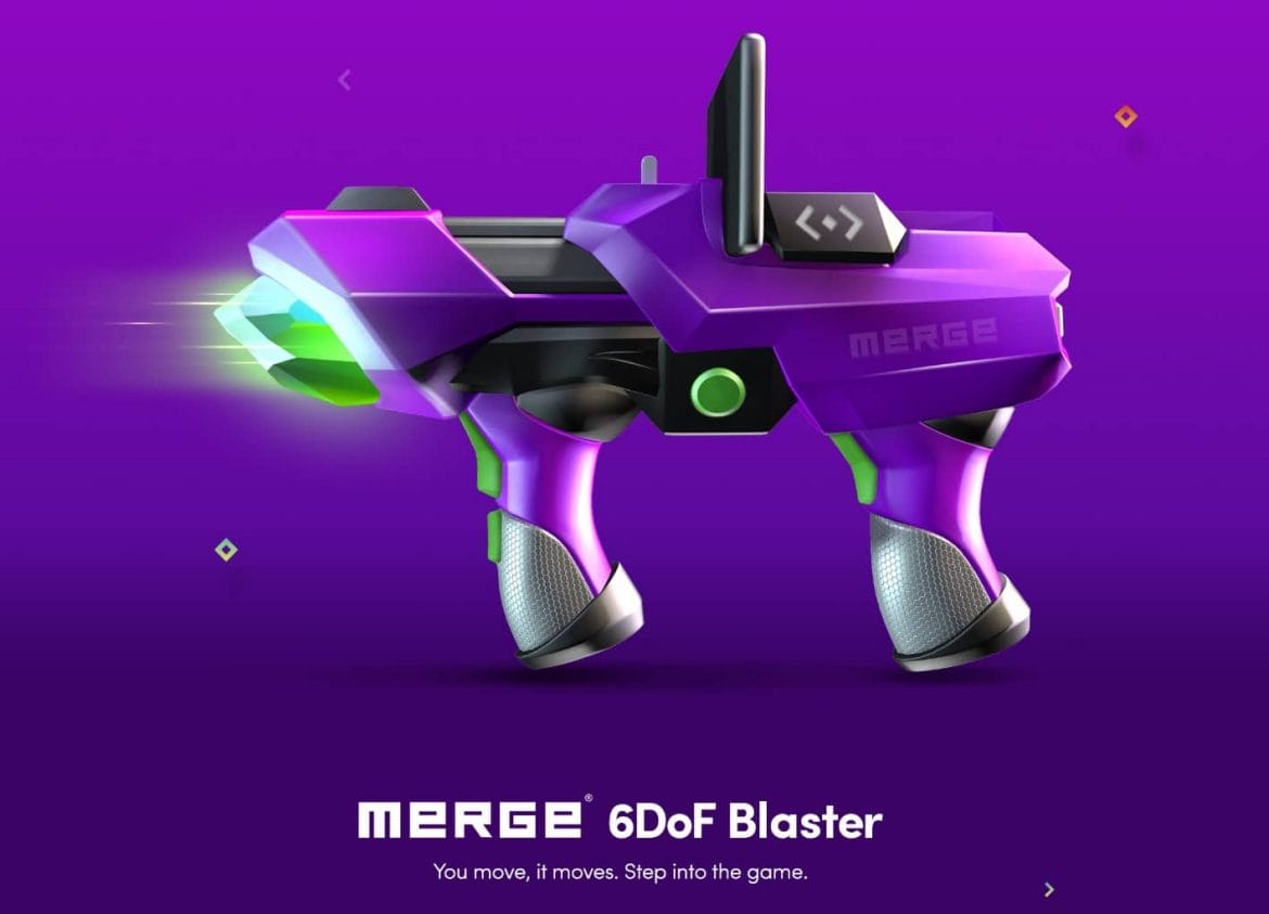 Der Merge 6DoF Blaster ist Spielzeug. (Foto: Merge Labs)