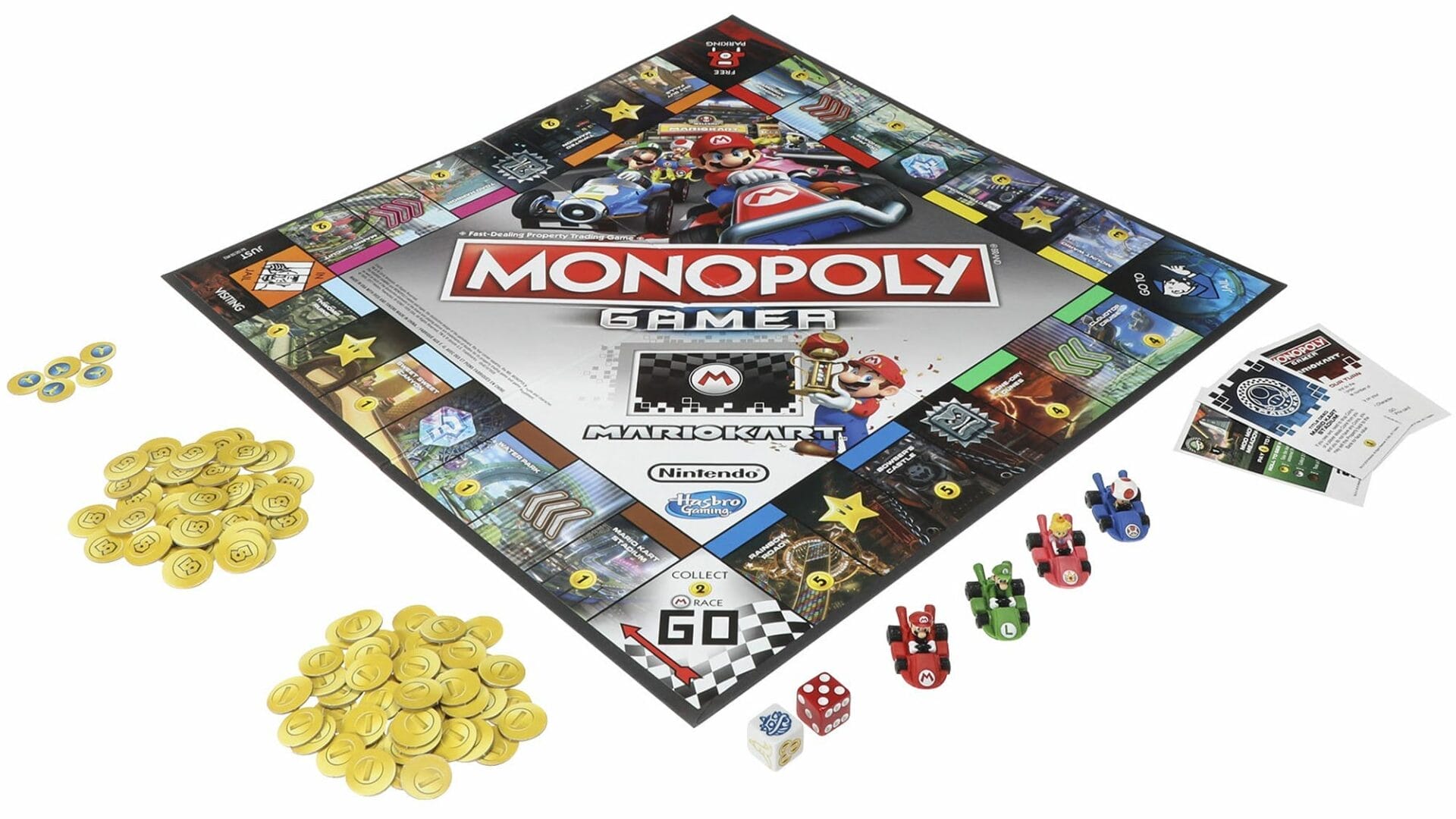 Mario Kart als Monopoly. Was für echte Gamer? (Foto: Hasbro)