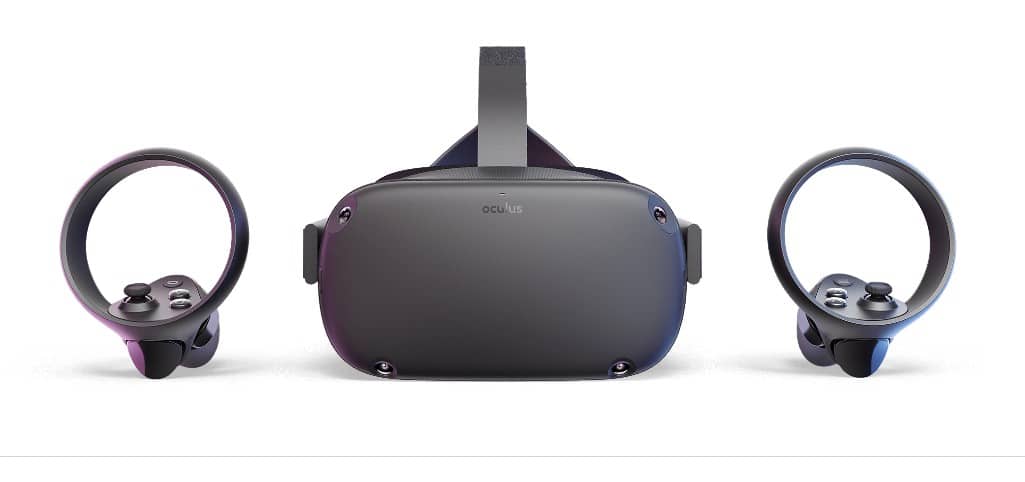 Die neue Oculus Quest mit Controllern. (Foto: Oculus VR)
