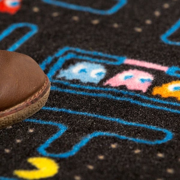 Der Fußabtreter stellt auch ein Pac-Man-Szenario dar. (Foto: Balvi)