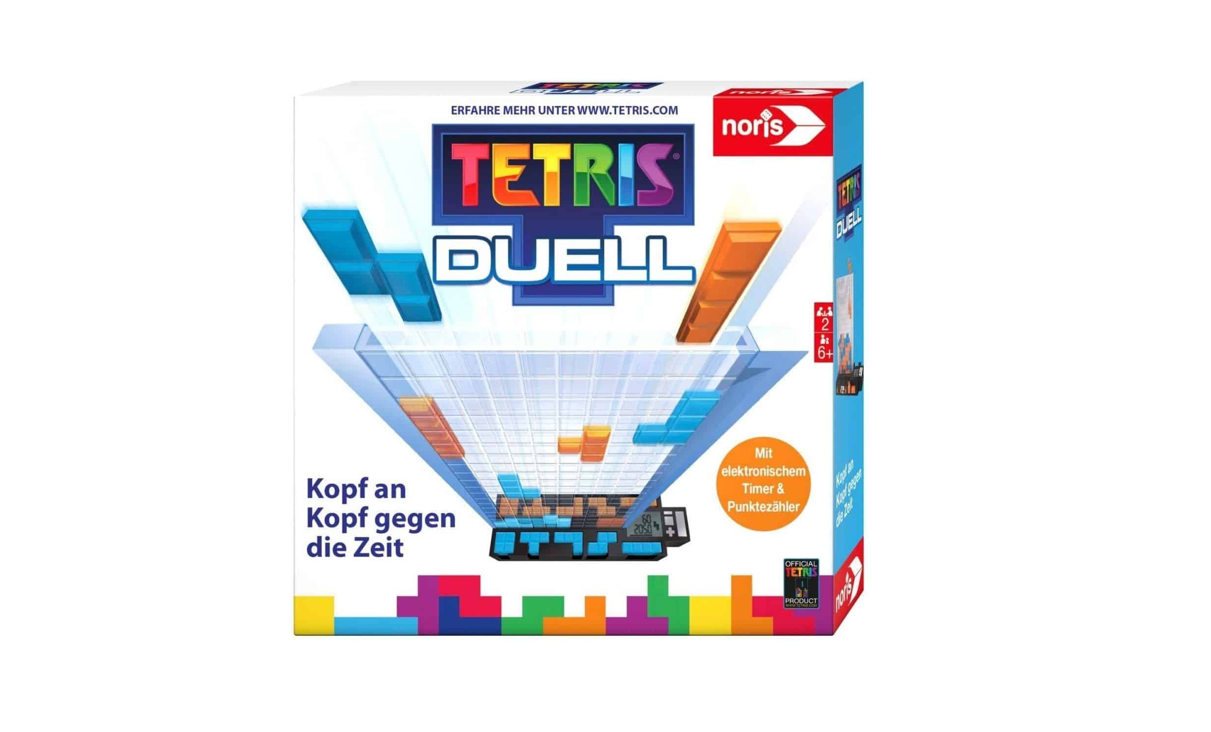 Brettspiel Noris Tetris Duell - analoges Tetris für große und kleine Spieler