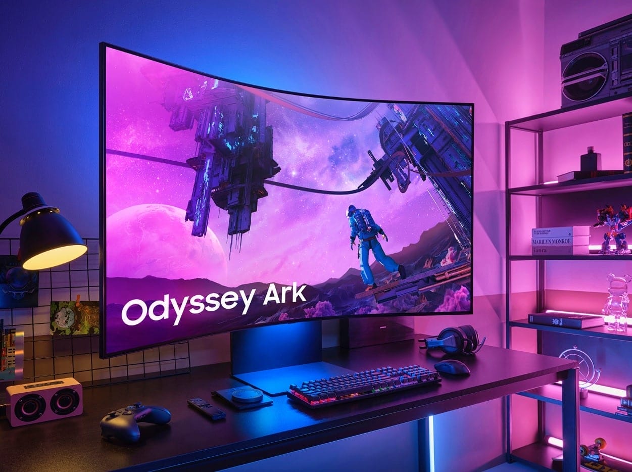 Traum aller Gamer: 55 Zoll Gaming-Monitor Samsung Odyssey Ark startet ab dem 24. August in Deutschland
