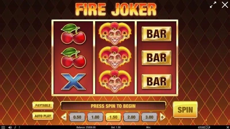 Fire Joker Slot von Play'n GO