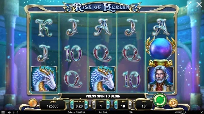 Rise of Merlin in Play'n GO Casinos spielen