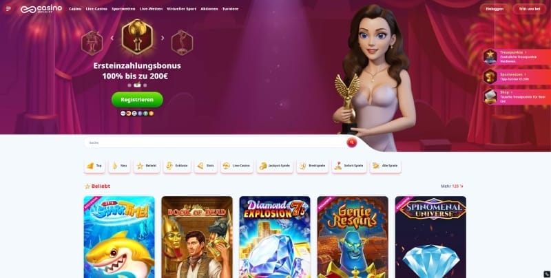 Casino Infinity Website